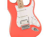 Fender Squier Sonic HSS Maple Fingerboard White Pickguard Tahitian Coral Fender Squier Sonic HSS Maple Fingerboard White Pickguard Tahitian Coral